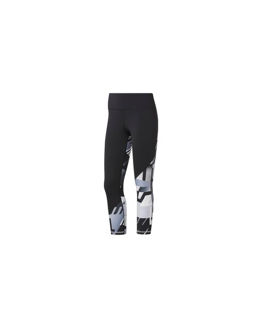 Reebok Black Crossfit Lux Bold 3/4 Tights "Sterling" Fk4368"