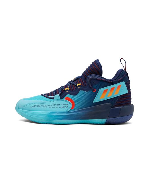Adidas Blue Dame 7 Extply "Dark/Pulse Aqua-Solar" H68606" for men