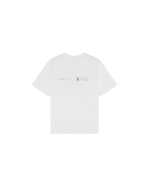 On Shoes Black Avant Club T-Shirt 1Mg10330069" for men