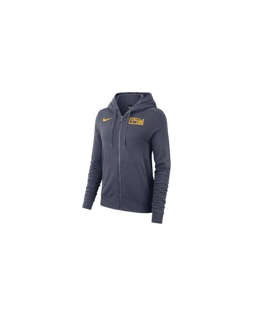 Nike Black Nba Zip Up Hoodie "Golden State Warriors" 931131 471"