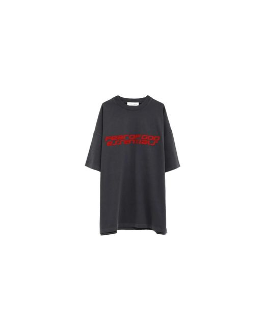 Fear Of God Black 90S Short Sleeve T-Shirt "Iron" 125Ho254472F" for men