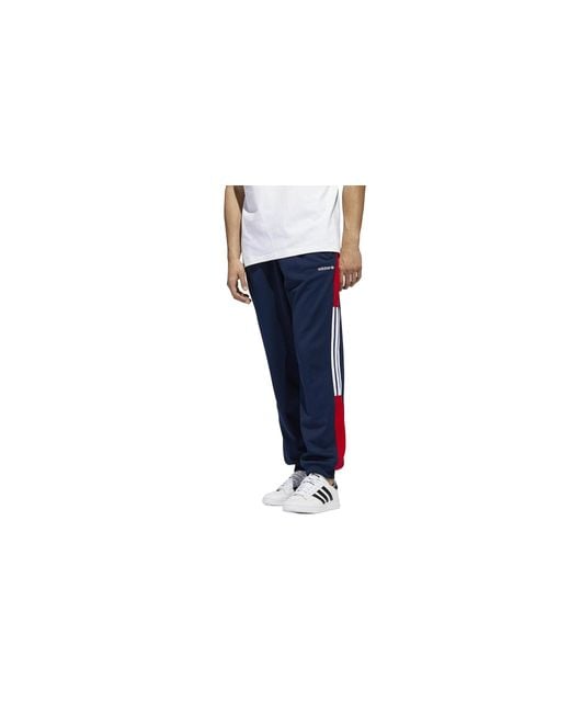 Adidas Black Classics Track Pants "Collegiate Scarlet" Gd2066" for men