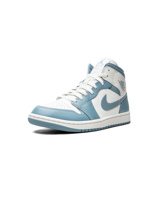 Nike Blue Air 1 Mid "Unc" Bq6472 141"