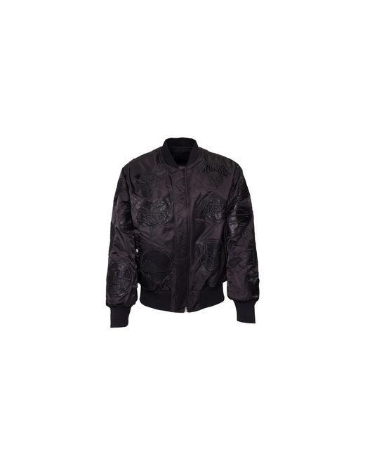 Jeff Hamilton Black Chicago Bulls Reversible Bomber Jacket Nba Chi Bul 106"