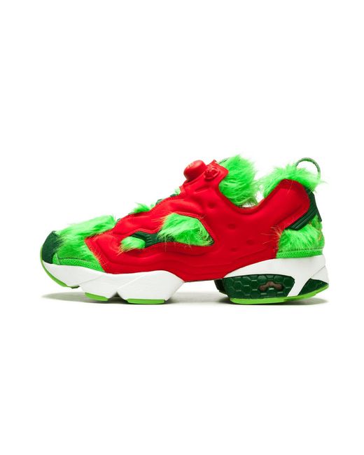 Reebok Green Instapump Fury Cv "Grinch" Bd4758" for men