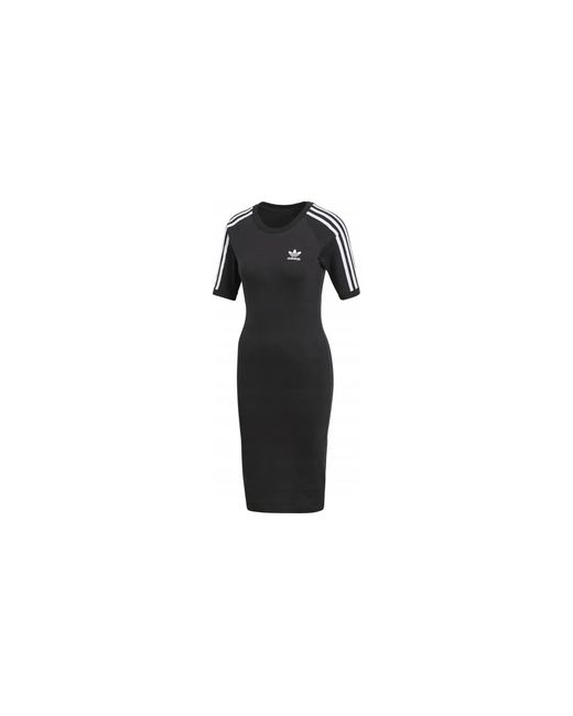 Adidas Black 3-Stripes Dress Cy4748"