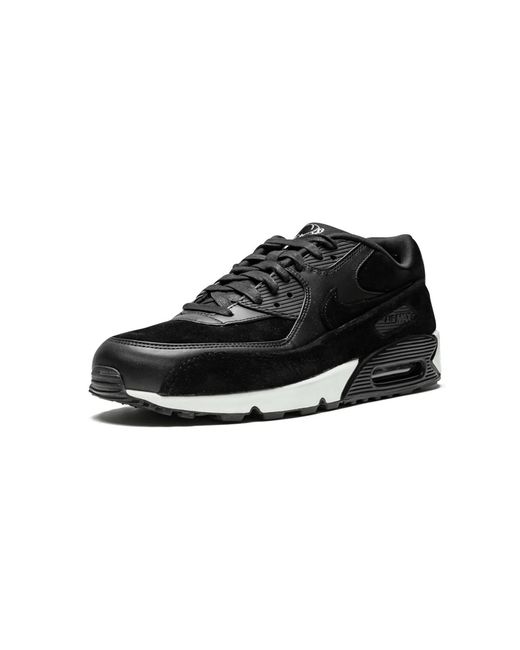 Nike Black Air Max 90 Premium "Rebel Skulls" Shoes for men