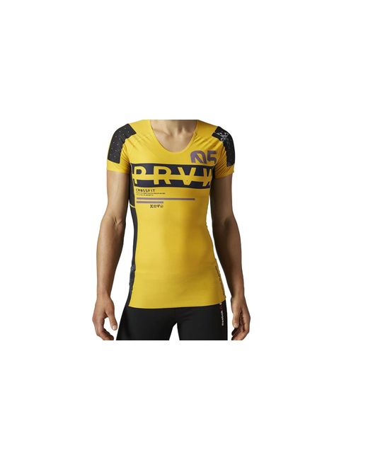 Reebok Black Rcf Compression Short Sleeve Top "Retro" Aa1107"