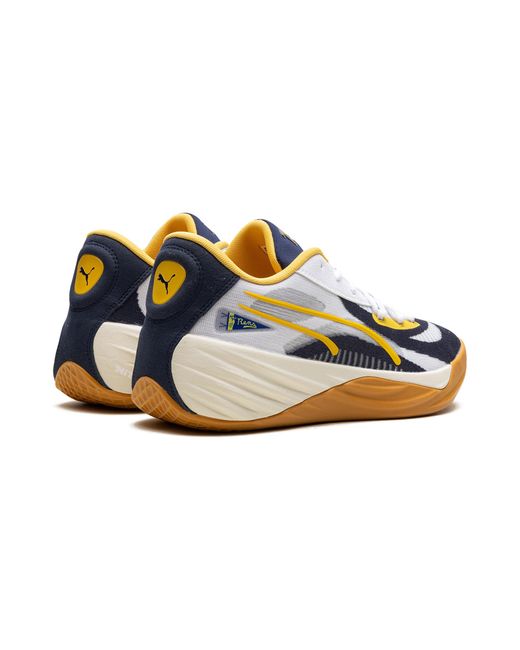 PUMA Black All-Pro Nitro Fives "Harlem Rens 100 Year Anniversary" 379886-01" for men