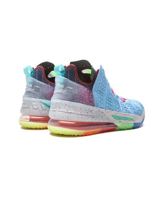 Nike Blue Lebron 18 "Best Of 1-9" Dm2813 400" for men