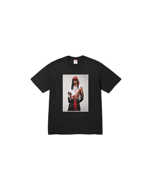 Supreme Black Playboi Carti T-Shirt "Fw25