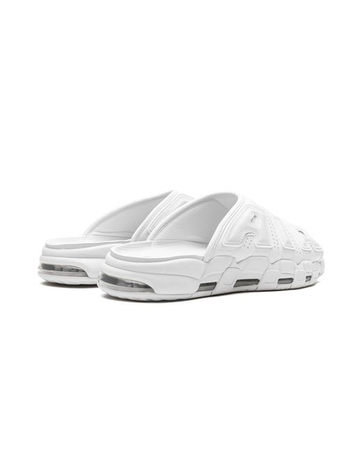 Nike Black More Uptempo Slide "Triple" Fd9884 101" for men