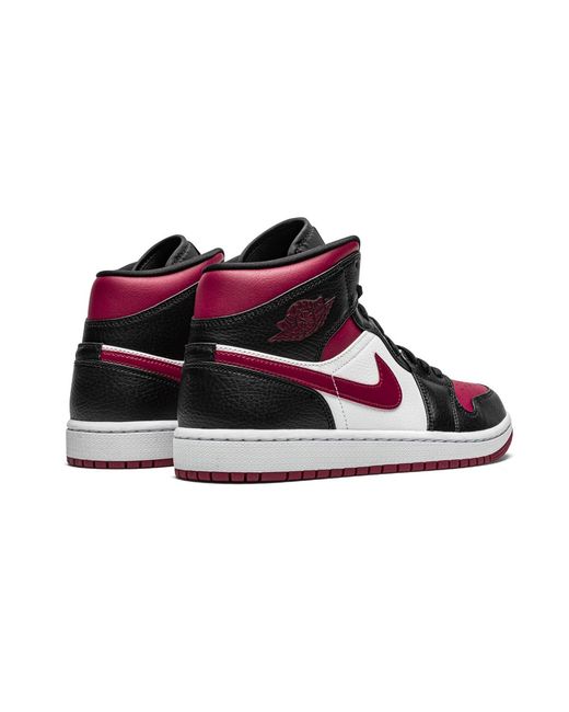 Nike Black Air 1 Mid "Bred Toe" 554724 066" for men