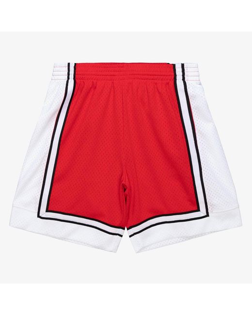 Mitchell & Ness Red Ncaa Dark Shorts Unlv 1989 "Unlv" Smsh4211 Lve89Pppunrd" for men