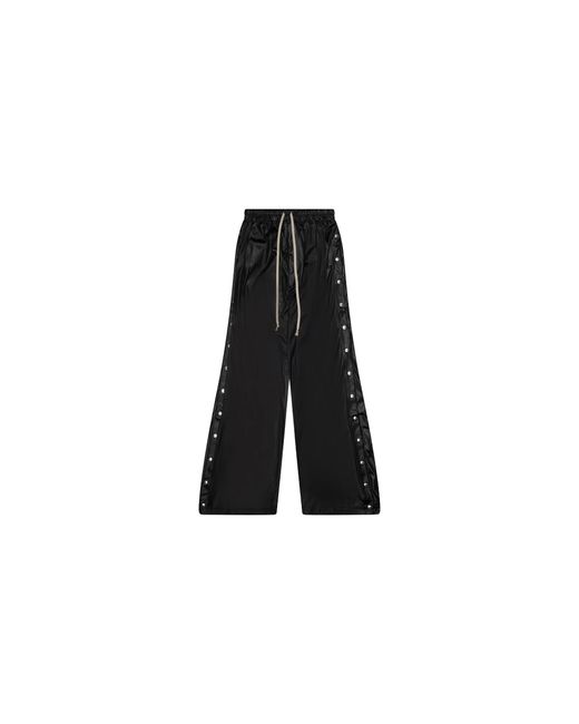 Rick Owens Black Wide Pusher Pants Du01F4393Jl09" for men