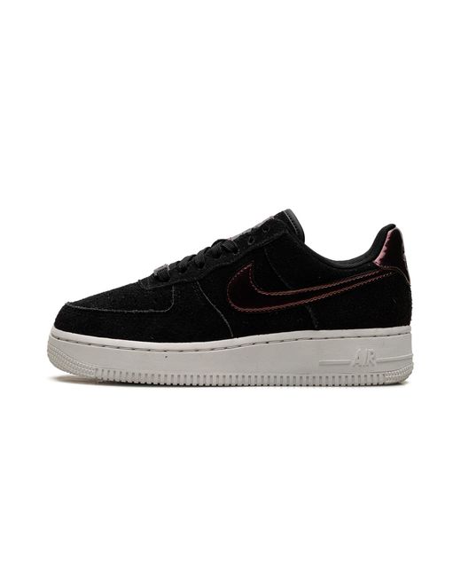 Nike Black Air Force 1 Low '07 "Eggplant Swoosh" Hj4401 002" for men