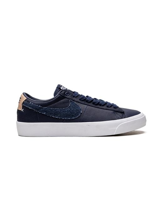 Nike Blue Sb Zoom Blazer Low Pro Gt "Denim Swoosh" for men
