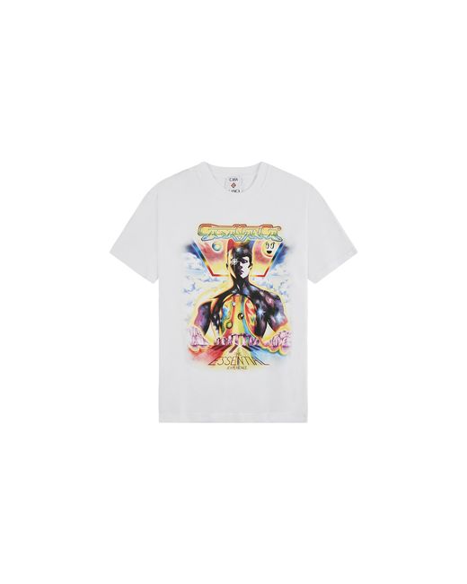 Casablanca Black The Essential Experience T‑Shirt P26 Jts 056 01" for men