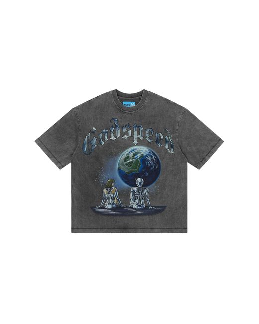 GODSPEED NEW YORK Black Artificial Love Ii Ng T-Shirt Wash" Gs646" for men