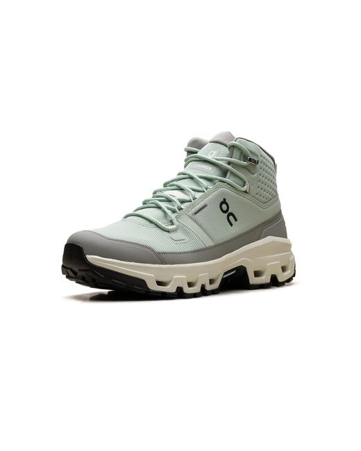 On Shoes Black Cloudrock Mid Wp "Mineral Aloe" 3Wf10132078"