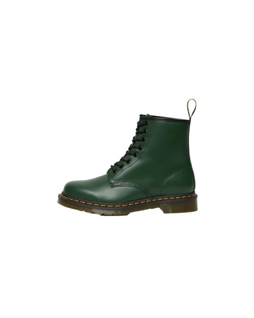 Dr. Martens Green 1460 Smooth Leather Lace Up Boots 11822207" for men