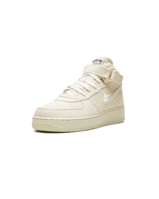 Nike Black Air Force 1 Mid "Stussy for men