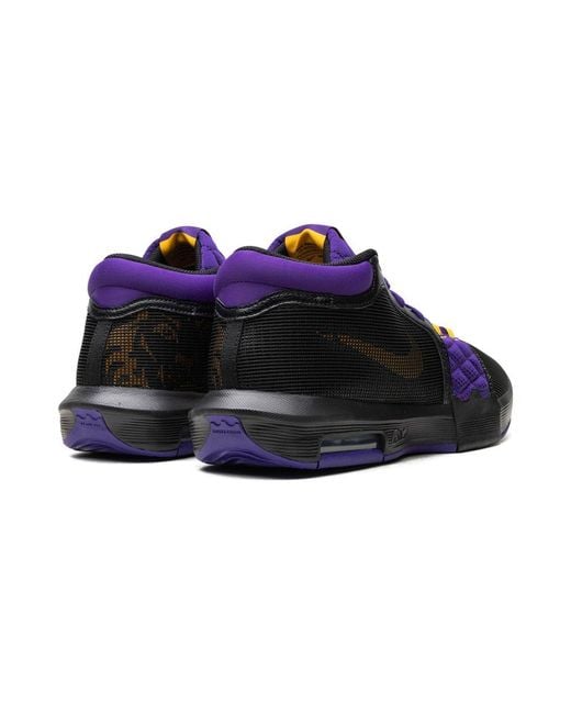 Nike Black Lebron Witness 8 "Lakers" Shoes