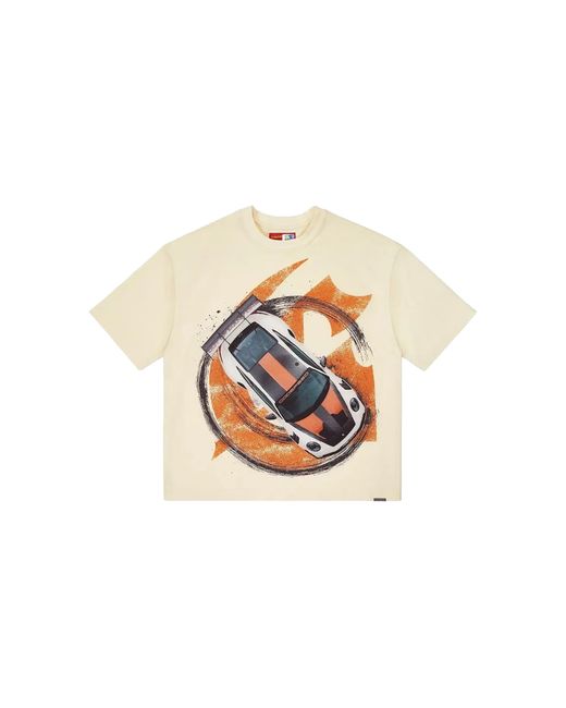 GODSPEED NEW YORK Black Track Mode Miami Superrun T-Shirt "Bone" Gs139" for men