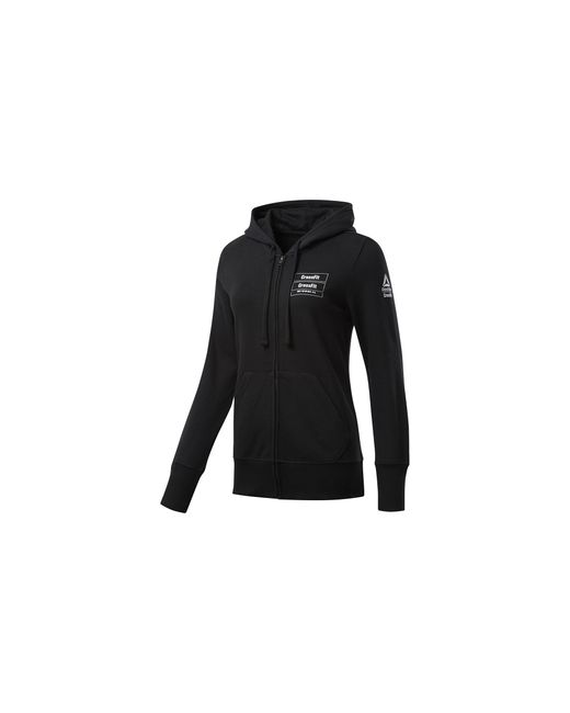 Reebok Black Crossfit Full Zip Hoodie Fk4382"