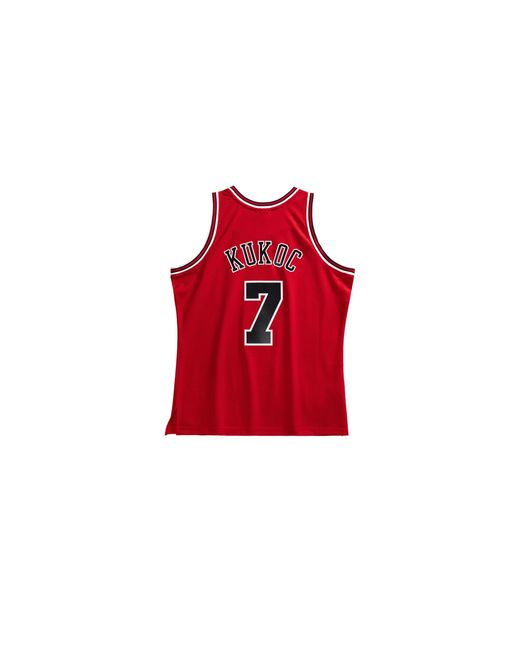 Mitchell & Ness Red Swingman Jersey "Nba Bulls 97 Toni Kukoc" Smjygs20019 Cbuscar97Tku" for men