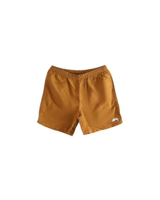 Stussy Black Water Stock Shorts "Coyote" Stus466" for men