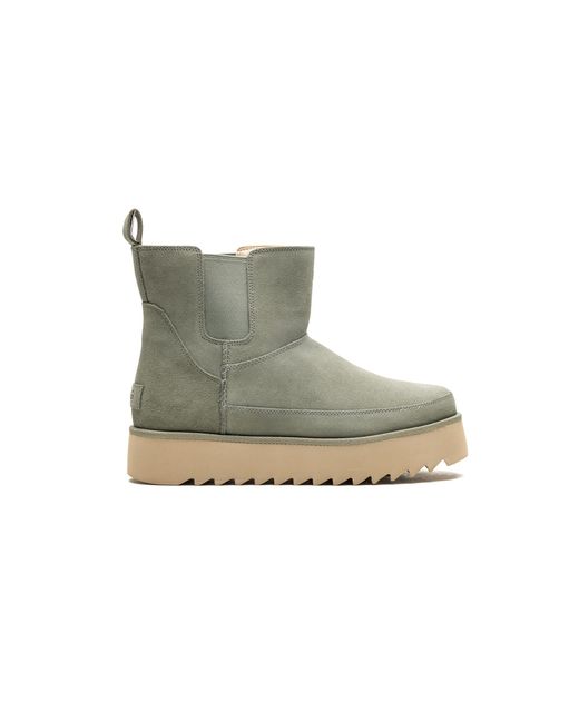 Ugg Black Chelsea Platform Mini "Shaded Clover" 1158051 Sdc"