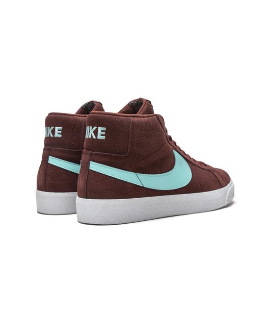 Nike Brown Sb Blazer Mid "Mystic Dates Glacier Ice" for men