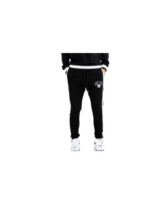Pro Standard Black Scrimmage Brooklyn Nets /Wht Jogger Pants Bbn450367 Blk" for men