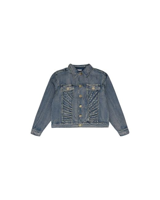House of Errors Blue All Seeing Denim Jacket Hoe Jkt Dnm Snr" for men