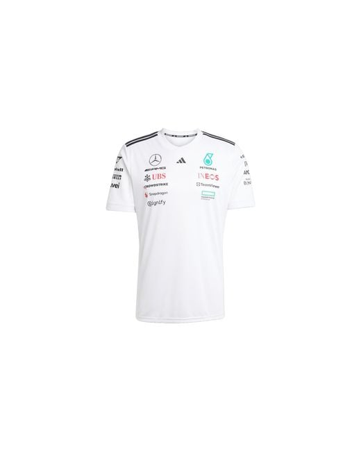 Adidas Black Amg Petronas Formula One Team Driver Jersey "Mercedes for men