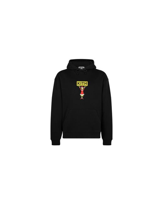 Kith Black The Grinch Classic Logo Williams Iii Hoodie Beauty" Khm033047 001" for men