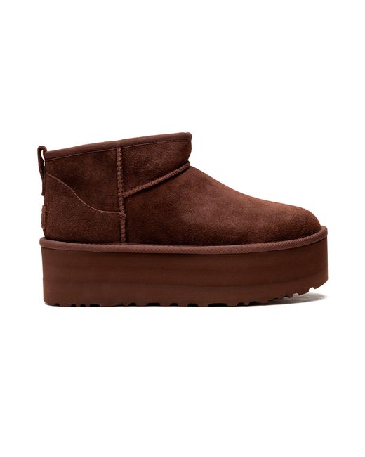 Ugg Brown Classic Ultra Mini Platform "Burnt Cedar" 1135092 Bcdr"