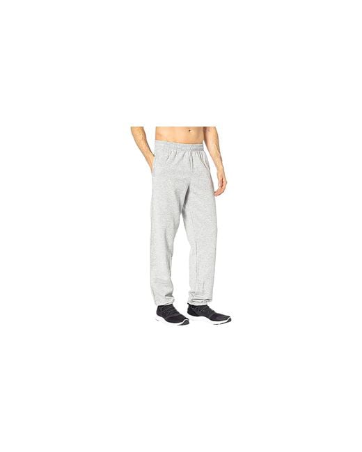 Champion Black Powerblend Fleece Relaxed Bottom Pants "Oxford" Cp0894 806" for men