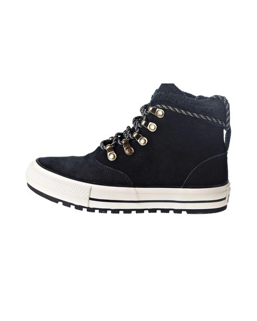 Converse Black Chuck Taylor All Stars Ember Boot Hi /Egret" 557935C"