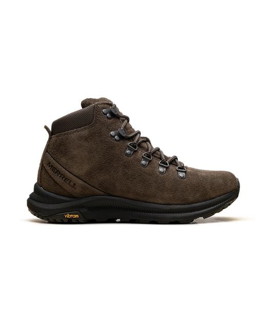 Merrell Black Ontario Suede Mid "Canteen" J65397" for men