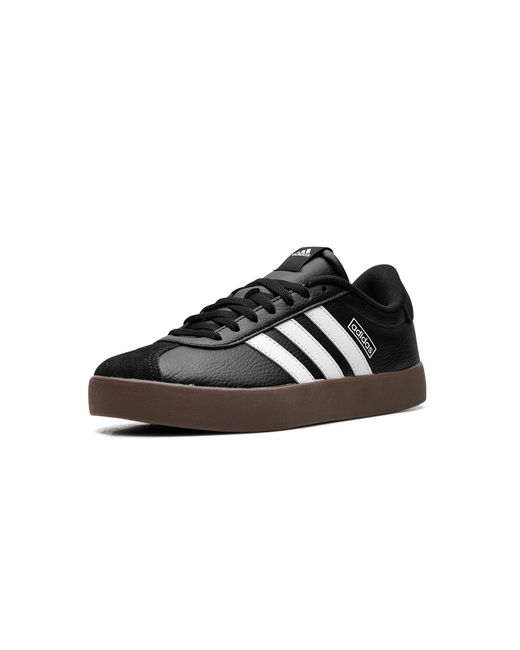 Adidas Black Vl Court 3.0 Low "Core Cloud Gum" Id8796"