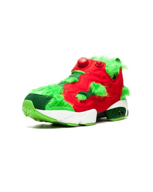 Reebok Green Instapump Fury Cv "Grinch" Bd4758" for men