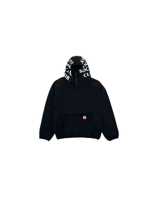 ANTI SOCIAL SOCIAL CLUB Blue Ski-Mask Hoodie Asscfw2531" for men