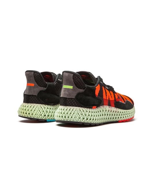 Adidas Black Zx 4000 4D "I Want I Can" Ef9625" for men