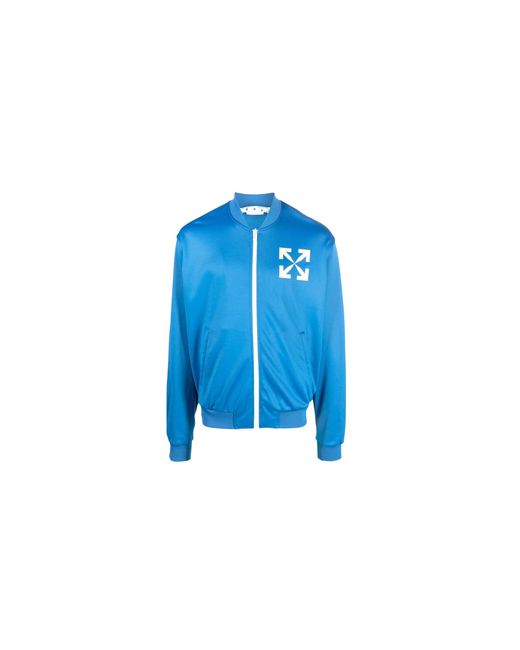 Off-White c/o Virgil Abloh Blue Single Arrow Slim Tracktop Ombd037F22Fab0024501" for men