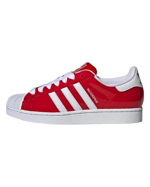 Adidas Red Superstar Ii "Better Scarlet" Kh9038" for men