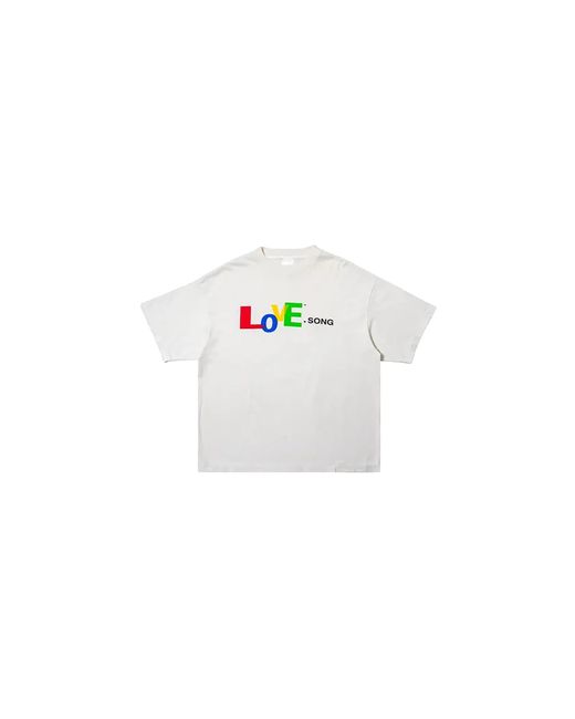 SAINT Mxxxxxx Black Love Song T-Shirt Smhr8019" for men