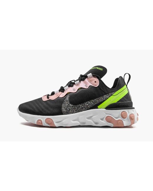 Nike Black React Element 55 Prm Mns Coral Stardust" Cd6964 002"