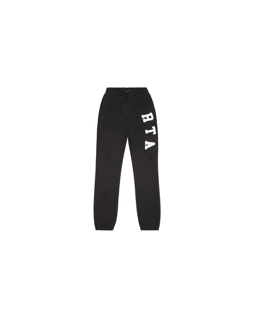 RTA Black Owen Collegiate Sweatpant Me00K83-Blk" for men